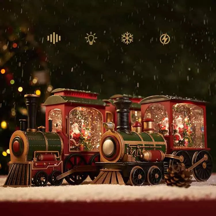 Weihnachtsdekoration Beleuchteter Zug Nostalgisch 2