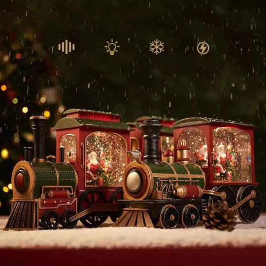 Weihnachtsdekoration Beleuchteter Zug Nostalgisch 2