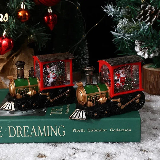 Weihnachtsdekoration Beleuchteter Zug Nostalgisch 5