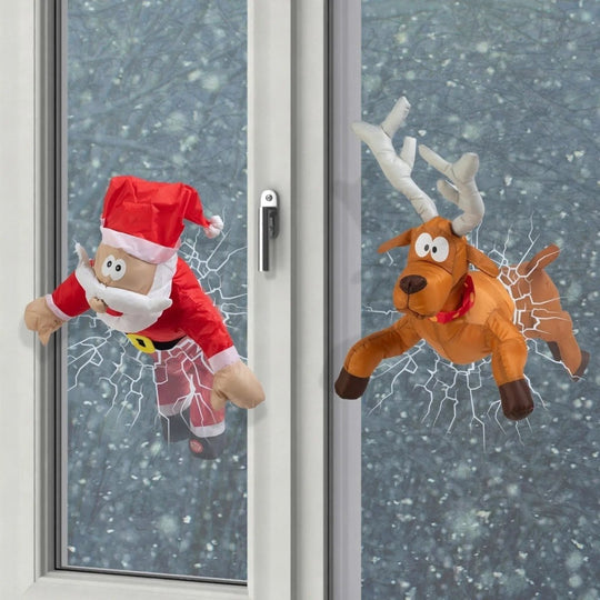 Weihnachtsfensterszene mit Bewegung und Sound 1