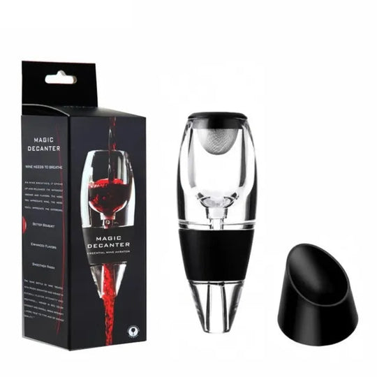 Weinbelüfter Set mit Dekanter und Ausgießer 0
