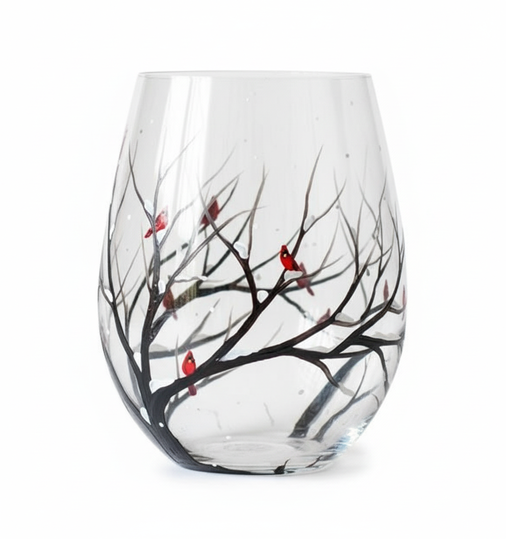 Weingläser mit Baumdesign für Weinliebhaber 0