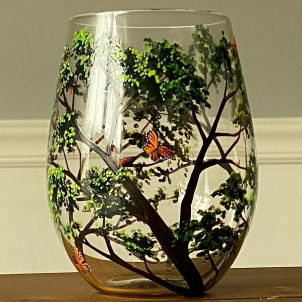 Weingläser mit Baumdesign für Weinliebhaber 3