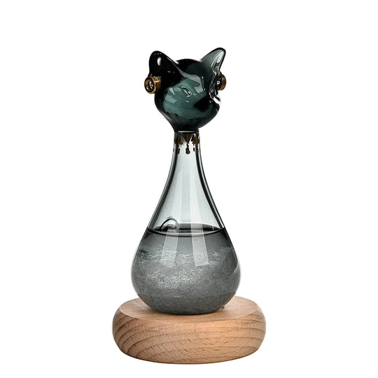 Wettervorhersageflasche im Katzenstil Antikimitat Design 0