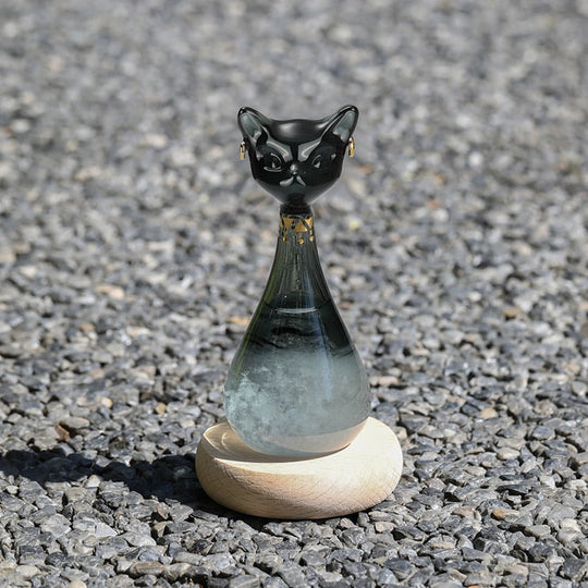 Wettervorhersageflasche im Katzenstil Antikimitat Design 1