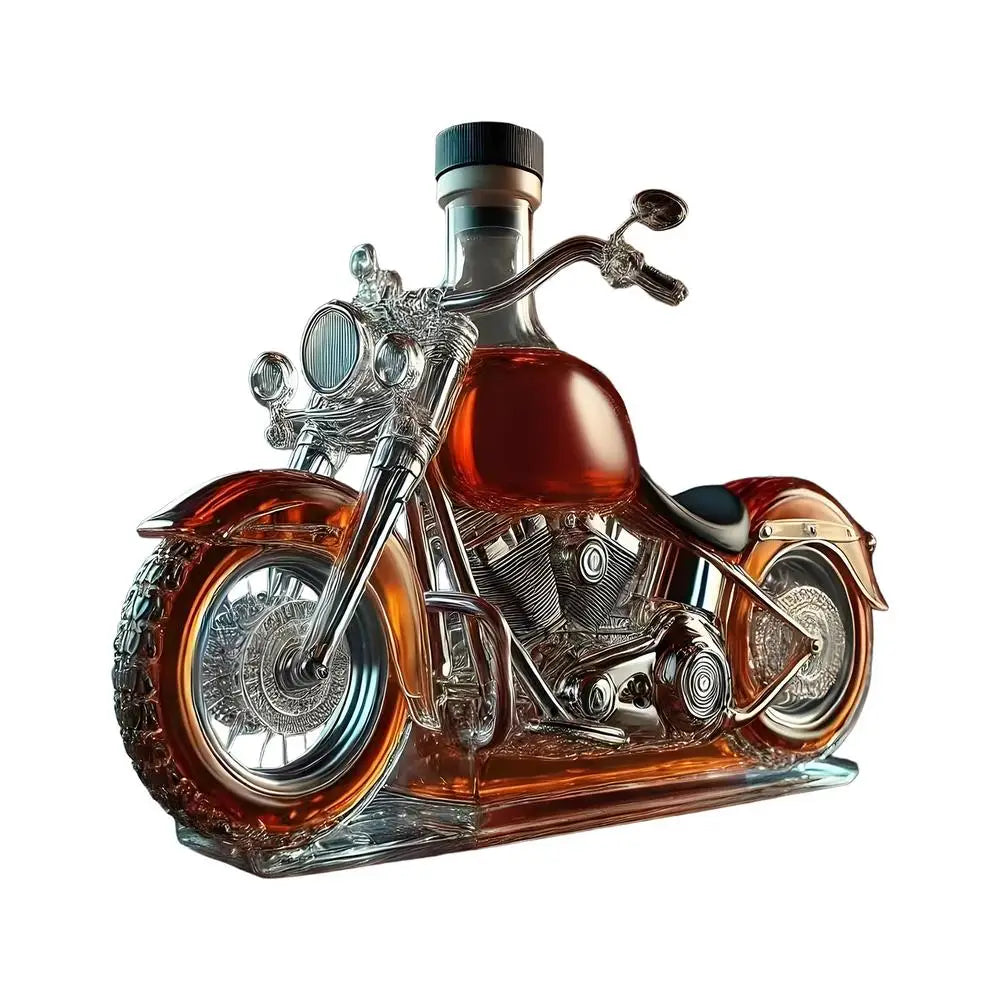 Whisky Dekanter Motorrad Design für Männer 6