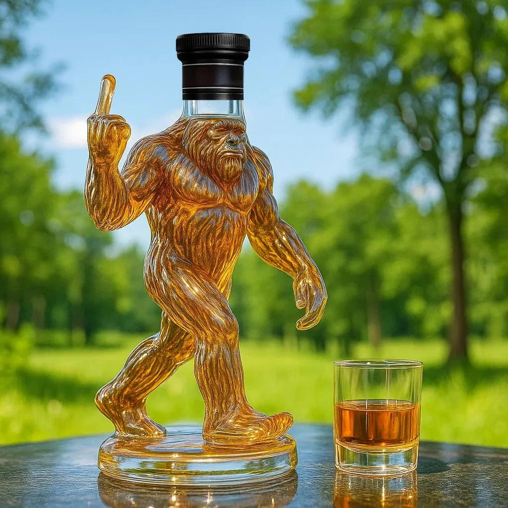 Whisky Karaffe mit Bigfoot Design 1