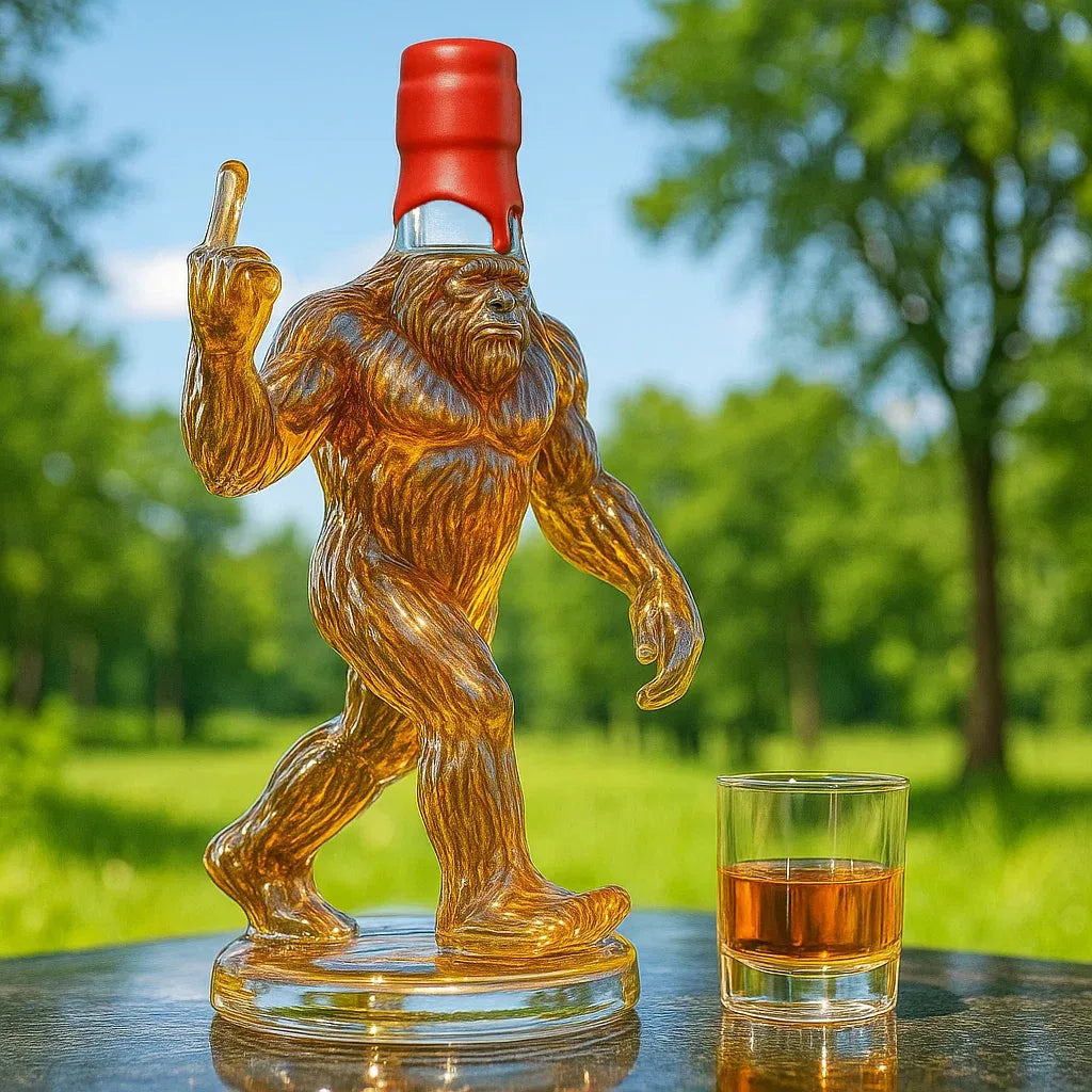 Whisky Karaffe mit Bigfoot Design 2