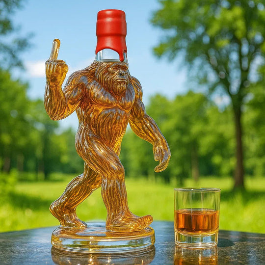 Whisky Karaffe mit Bigfoot Design 2
