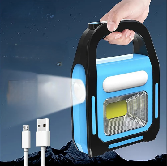 Wiederaufladbare Campinglaterne mit Powerbank für Outdoor-Abenteuer 1
