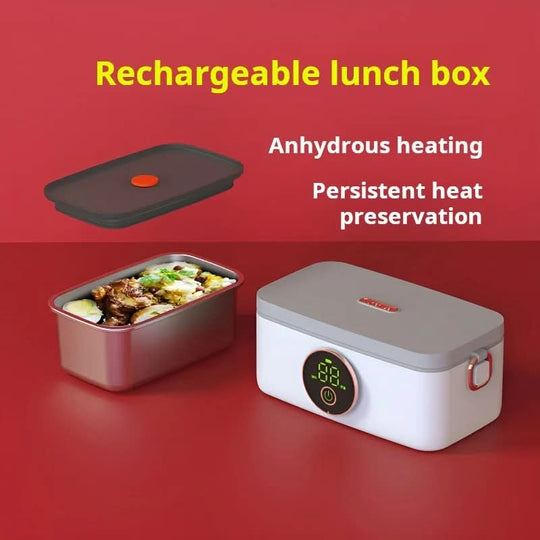 Wiederaufladbare Lunchbox für warme Mahlzeiten unterwegs 2