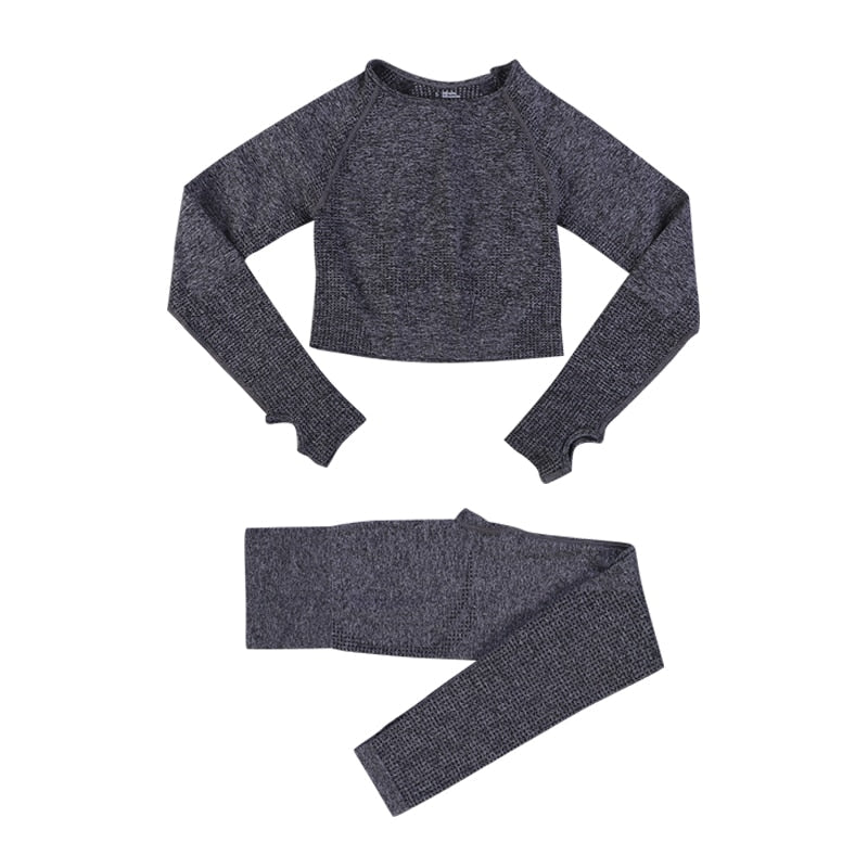 Yoga-Set Fitness-Sportbekleidung