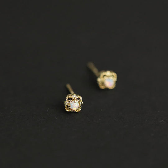 Zarte Vintage-Ohrringe mit Opal für Damen - Stilvolles Design 8