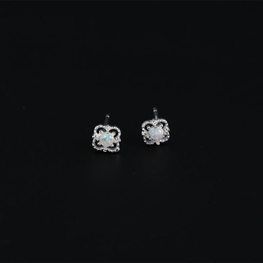 Zarte Vintage-Ohrringe mit Opal für Damen - Stilvolles Design 9