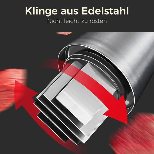 Zerkleinerer für Knoblauch und Gemüse - Multifunktionaler Zwiebelschneider mit Komfortgriff 4