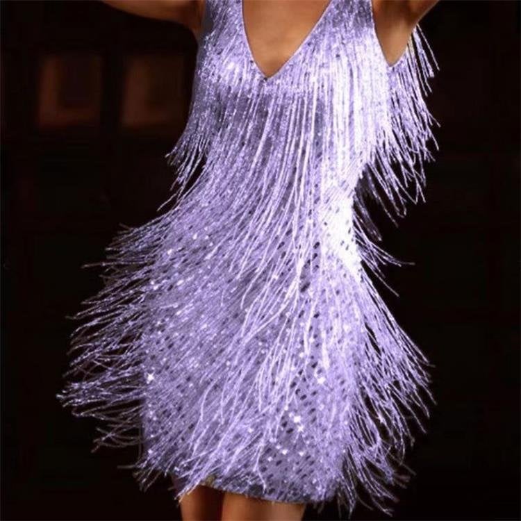 Variant image for Damen Slip-Kleid Schwarz V-Ausschnitt Ärmellos Baumwolle für Sommer-1