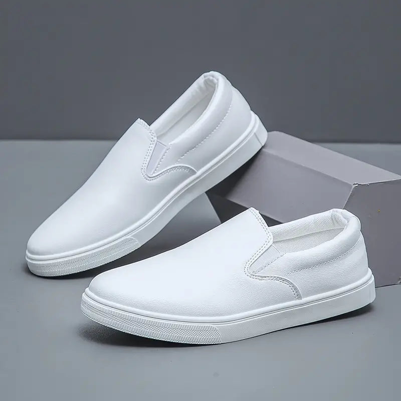Herren Slipper Schlupfschuhe Komfortabel Leder für Lässige Outfits-3