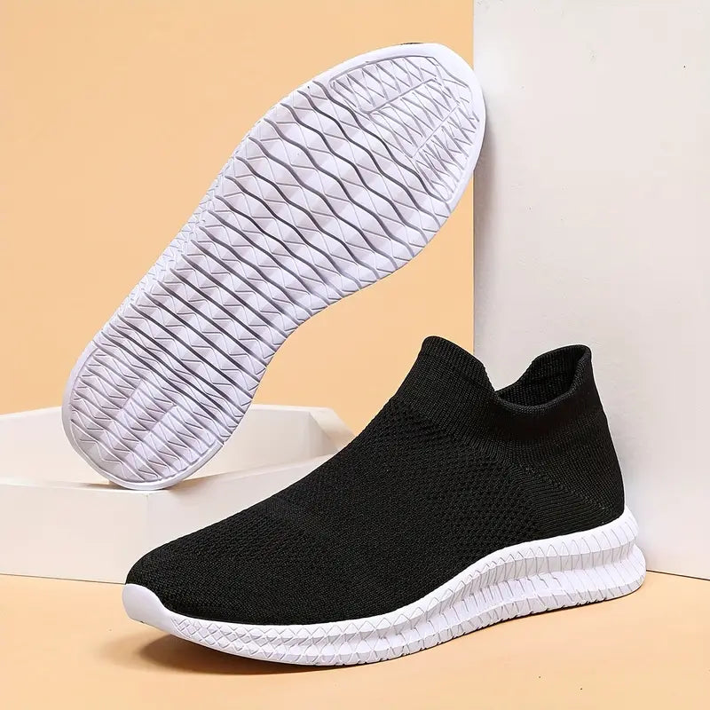 Herren Sockenschuhe Bequem Sockenähnliches Obermaterial Flexible Sohle-5