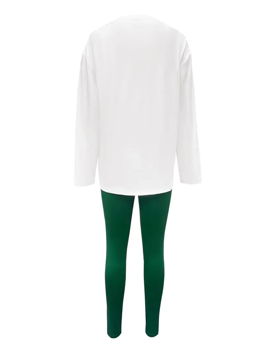 Damen Langarmshirt Rundhals Basic Baumwolle für Alltag und besondere Anlässe-2