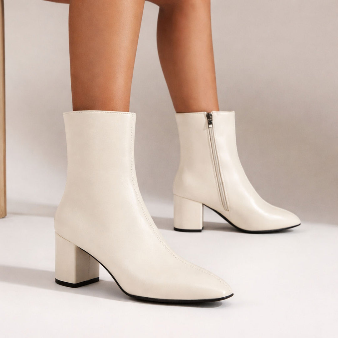 Damenstiefeletten mit Reißverschluss