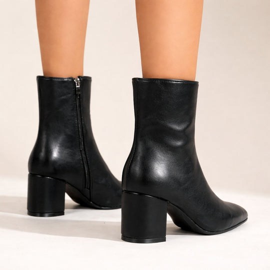 Damenstiefeletten mit Reißverschluss