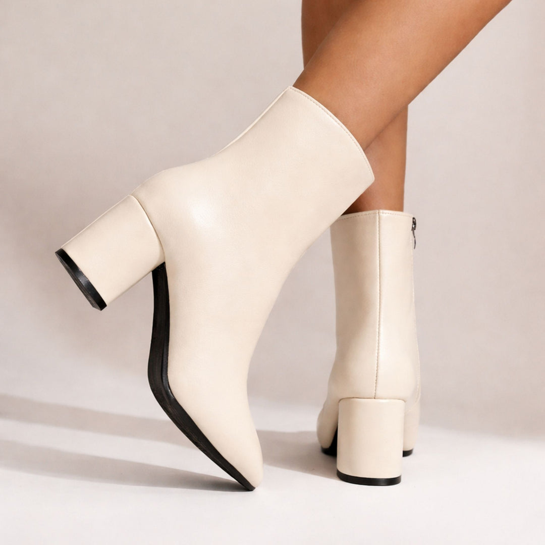 Damenstiefeletten mit Reißverschluss
