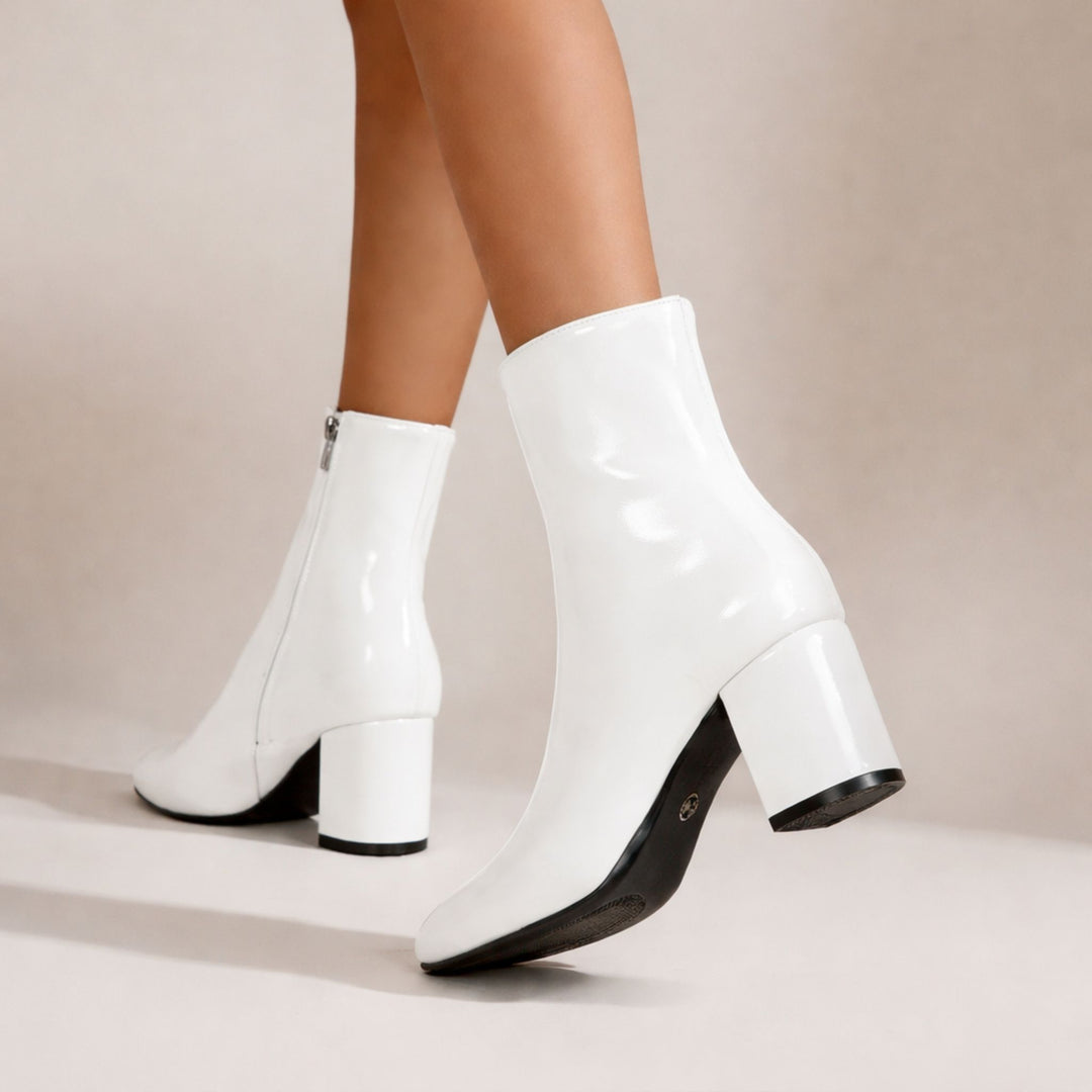 Damenstiefeletten mit Reißverschluss