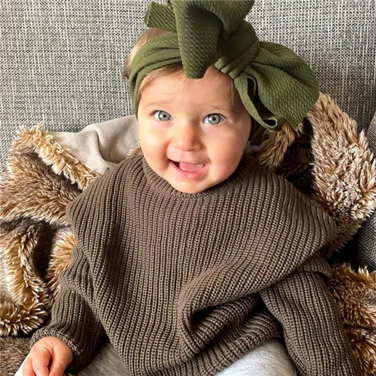 Lässiger Strickpullover für Kinder