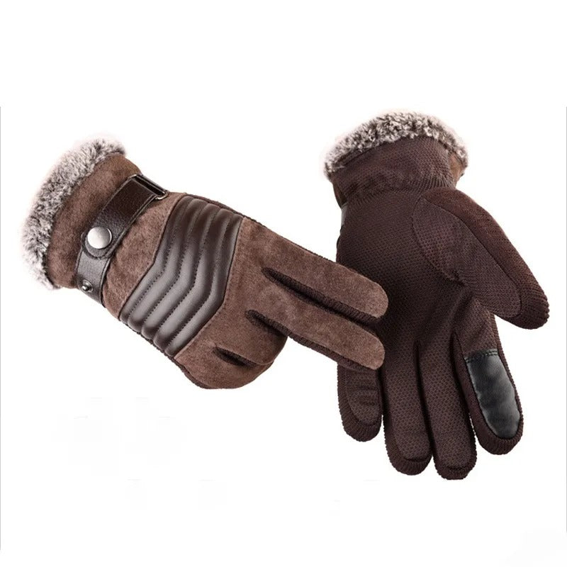 Lässige Lederhandschuhe für Männer