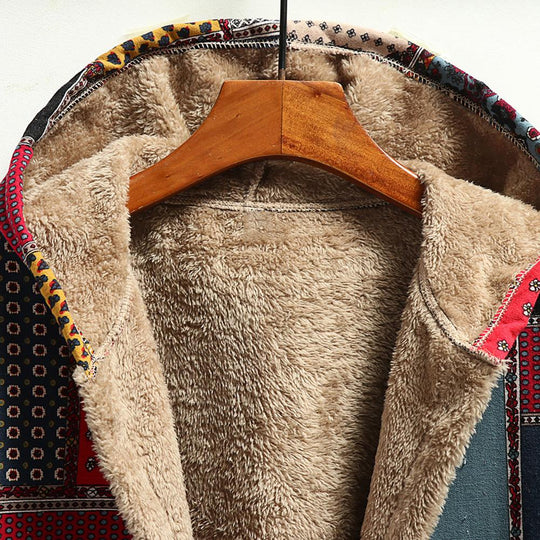 Lange Jacke mit Kapuze für Frauen