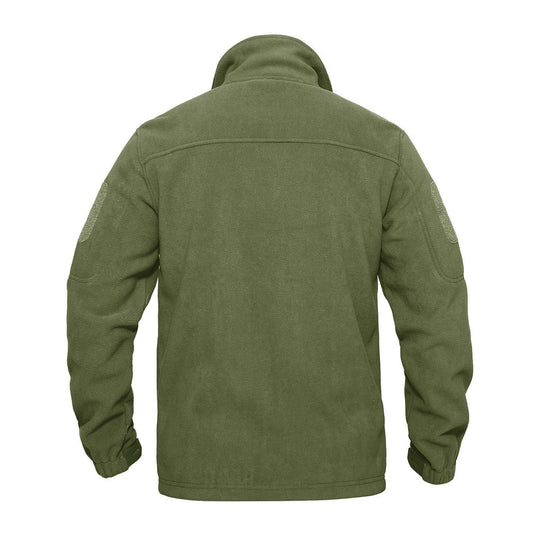 Herren-Fleecejacke mit durchgehendem Reißverschluss