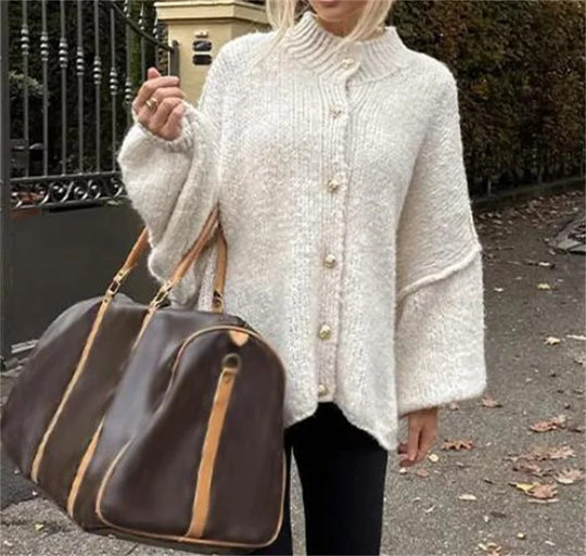 Lässiger weiter Pullover für Frauen