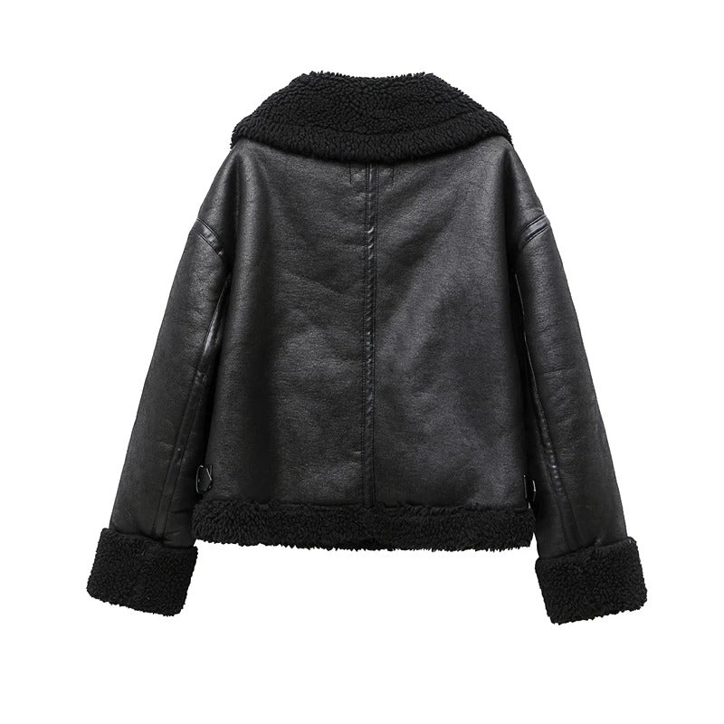 Doppelseitige Fleecejacke für Frauen