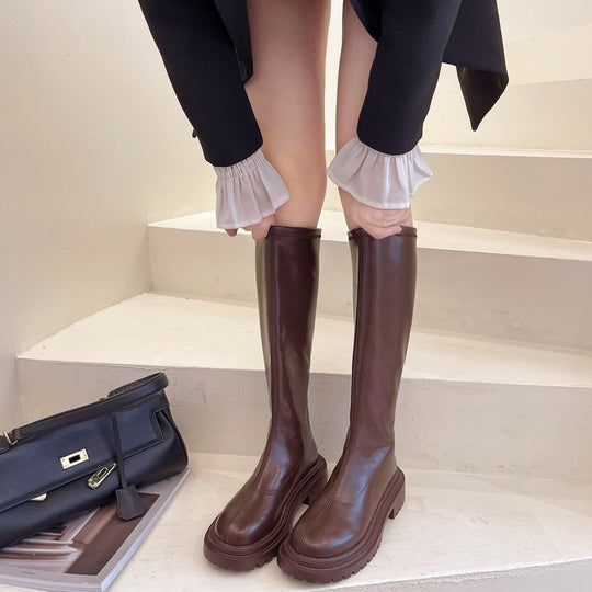 Lange Damenstiefel