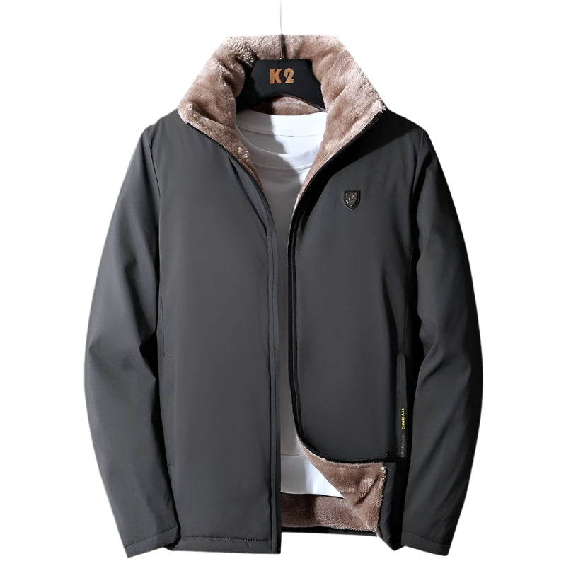 Winddichte dicke Fleecejacke für Männer