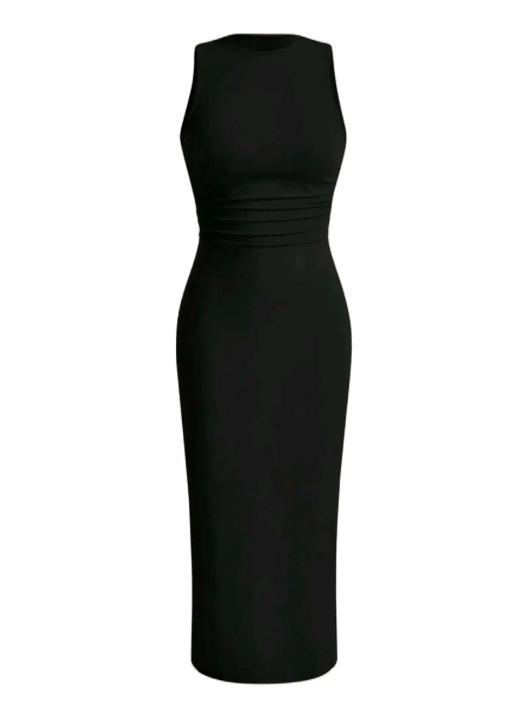 Kleid mit faltiger Taille für Frauen