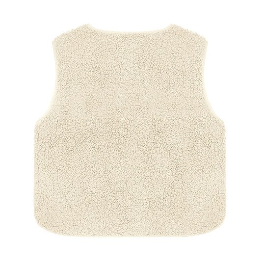 Plüsch-Fleece-Weste für Frauen