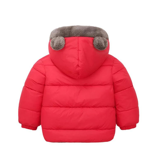 Kinder-Kaschmirjacke mit Kapuze