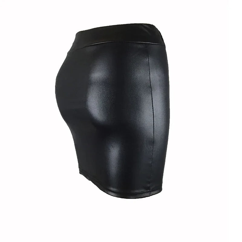 Slim-Fit-Bleistiftrock mit hoher Taille