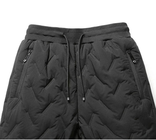 Herren-Jogginghose aus verdickter Wolle