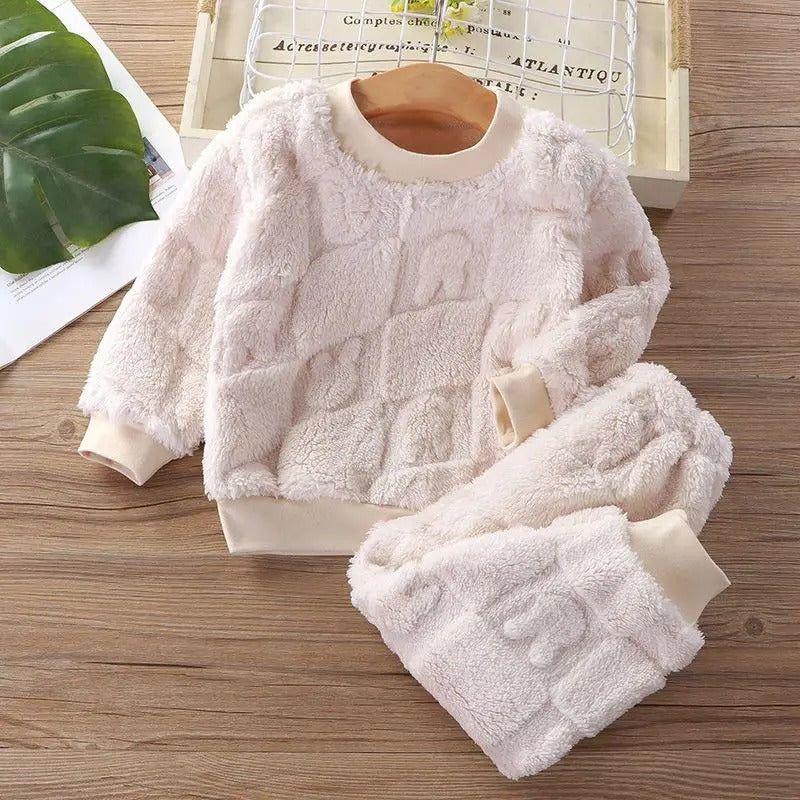 Winterpyjama aus Flanell für Kinder