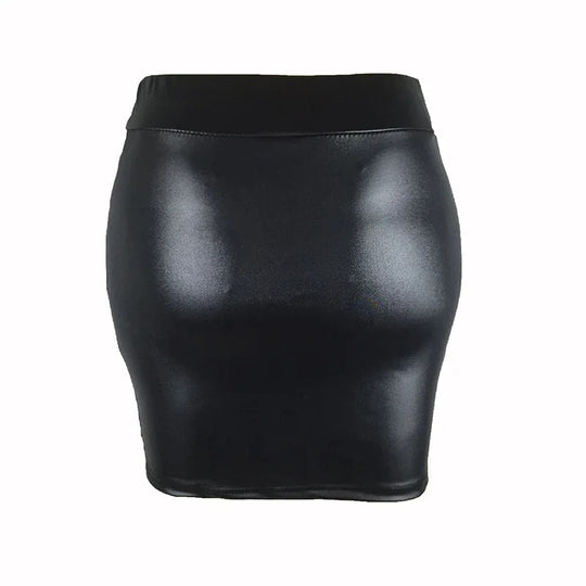 Slim-Fit-Bleistiftrock mit hoher Taille