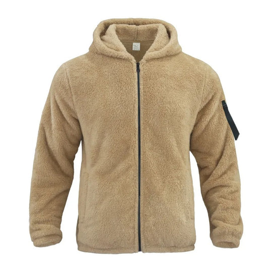 Doppelseitige Herren-Fleecejacke