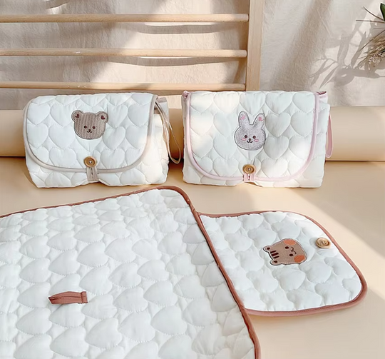 Zusammenklappbare Wickelkommode für Babys