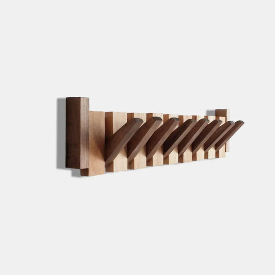 Wandgarderobe mit Magnetischen Klapphaken im Minimalistischen Design