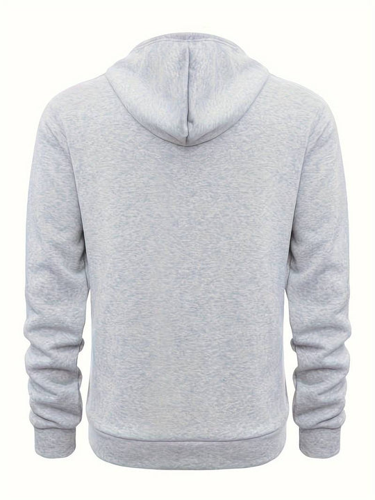 Herren Kapuzenpullover Lässig Baumwolle mit Kängurutasche-2