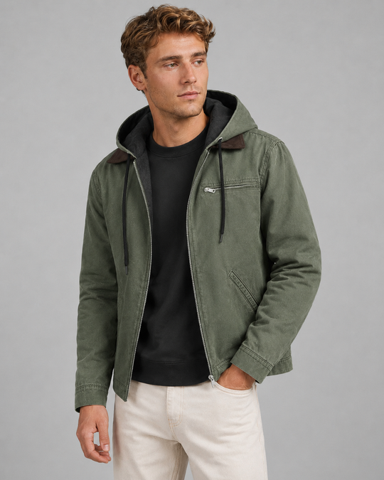 Herren Bomberjacke Winter Warmes Design
