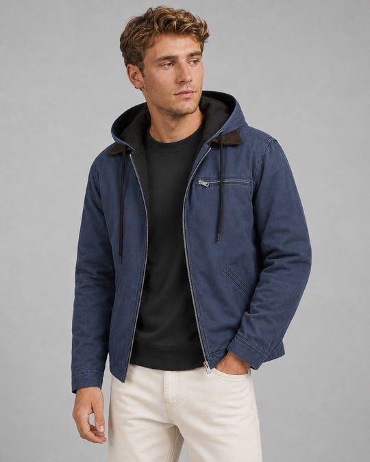 Herren Bomberjacke Winter Warmes Design