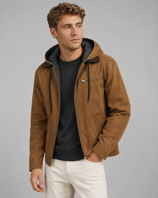 Herren Bomberjacke Winter Warmes Design