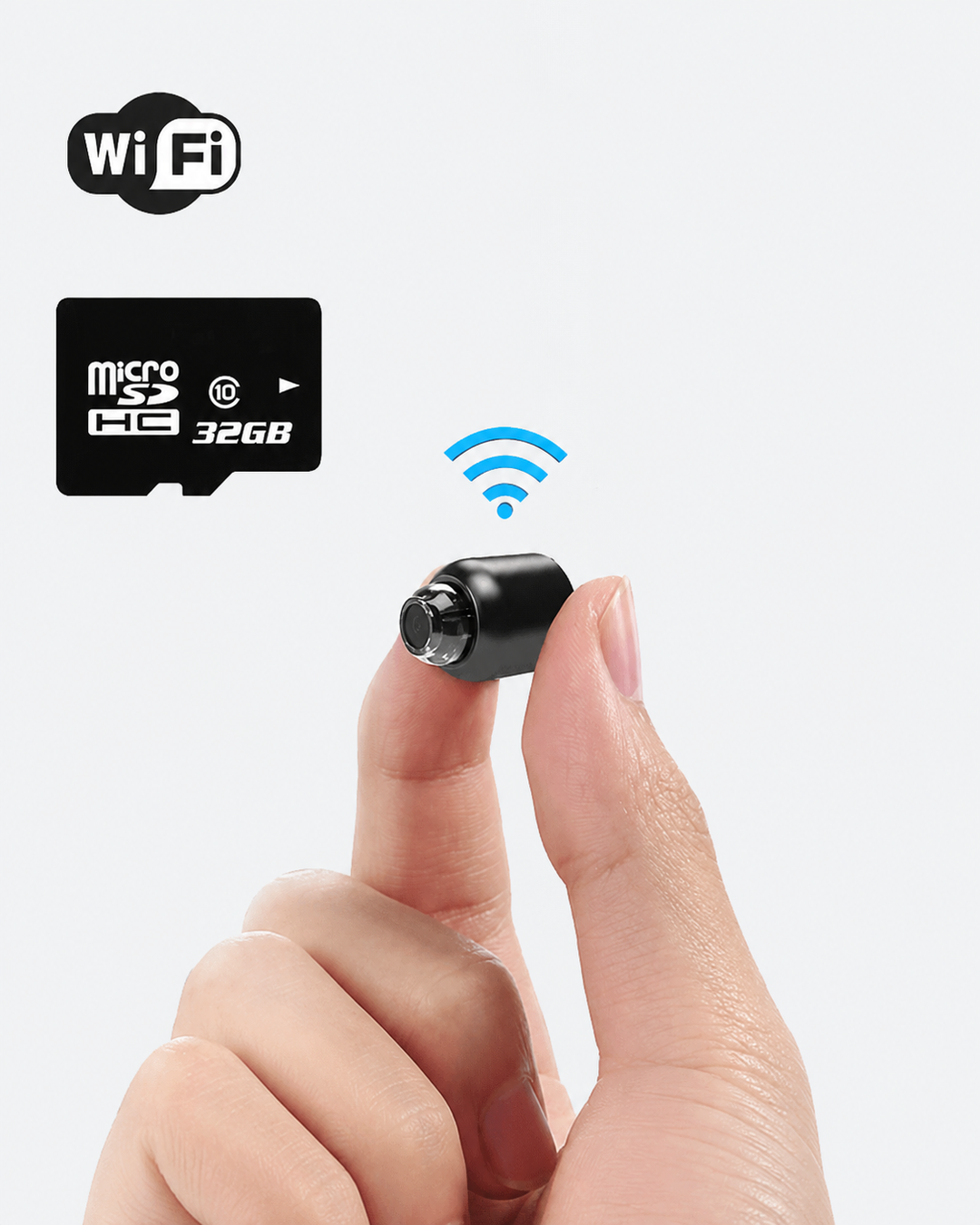 Kabellose Überwachungskamera Außen Innen 1080P Wlan Kamera Mit Nachtmodus